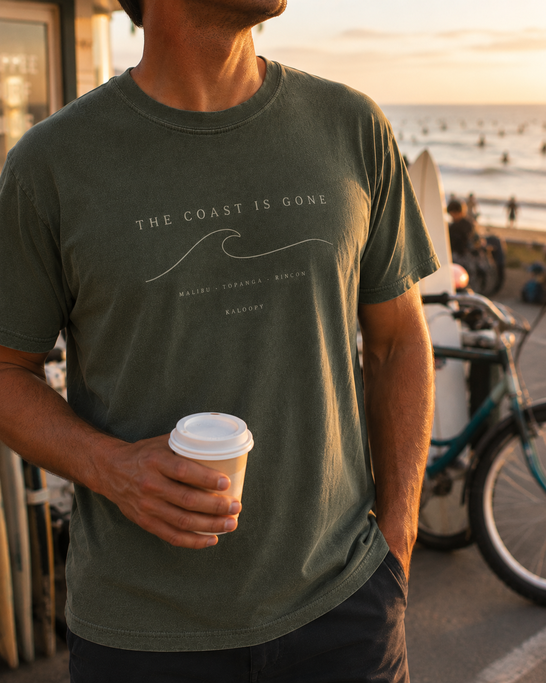 Kaloopy Surf Series Tees - The Coast Is Gone