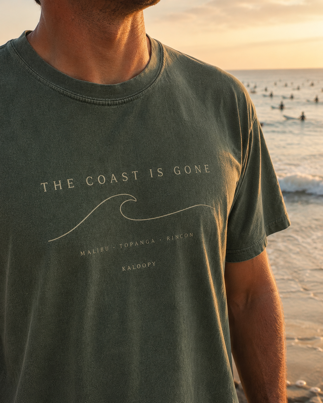 Kaloopy Surf Series Tees - The Coast Is Gone