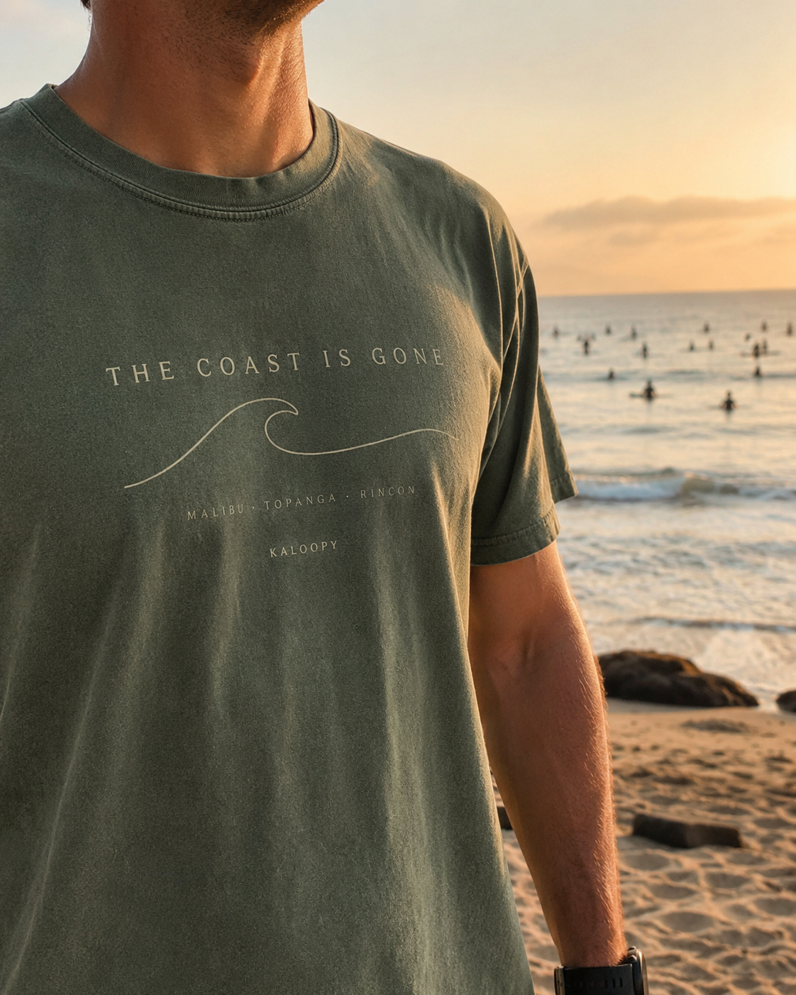 Kaloopy Surf Series Tees - The Coast Is Gone