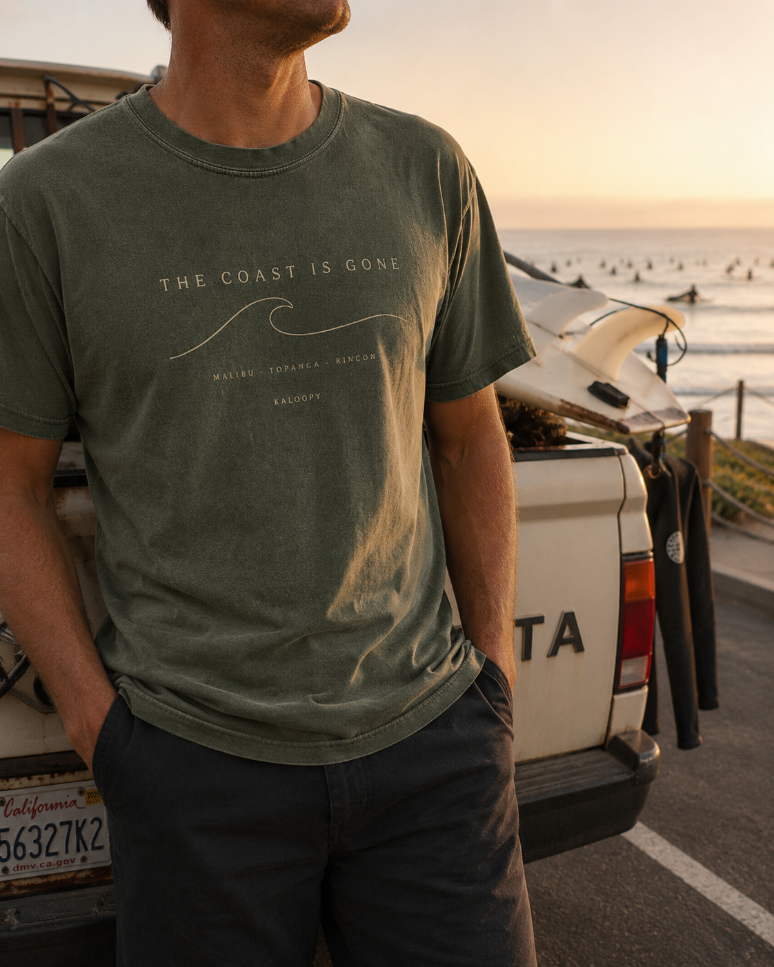 Kaloopy Surf Series Tees - The Coast Is Gone