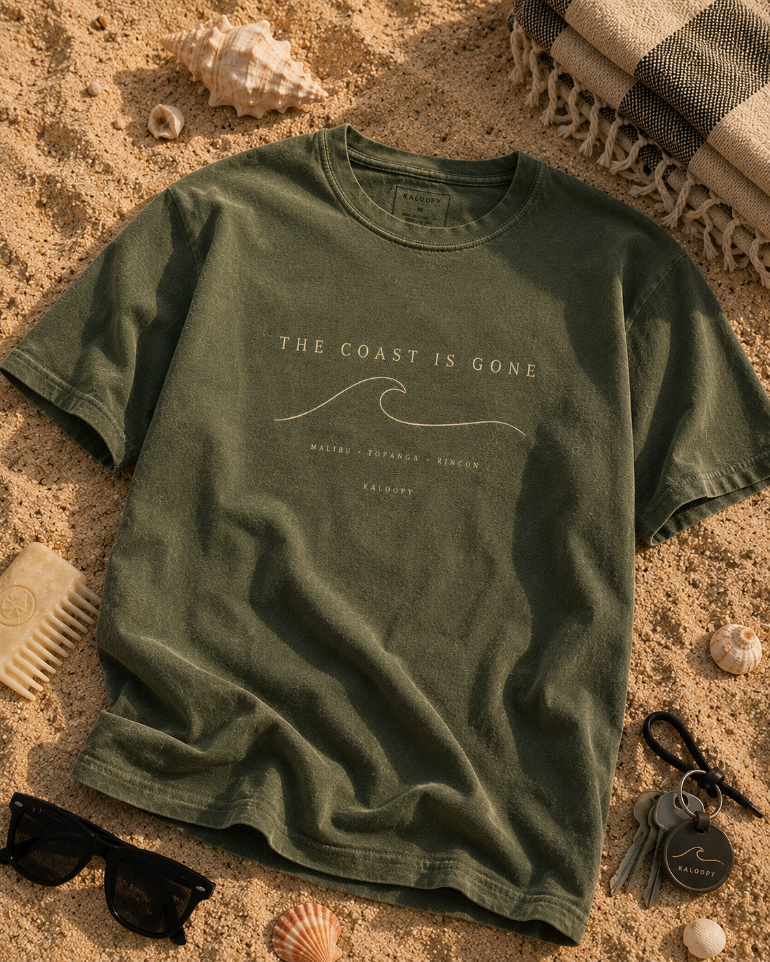 Kaloopy Surf Series Tees - The Coast Is Gone